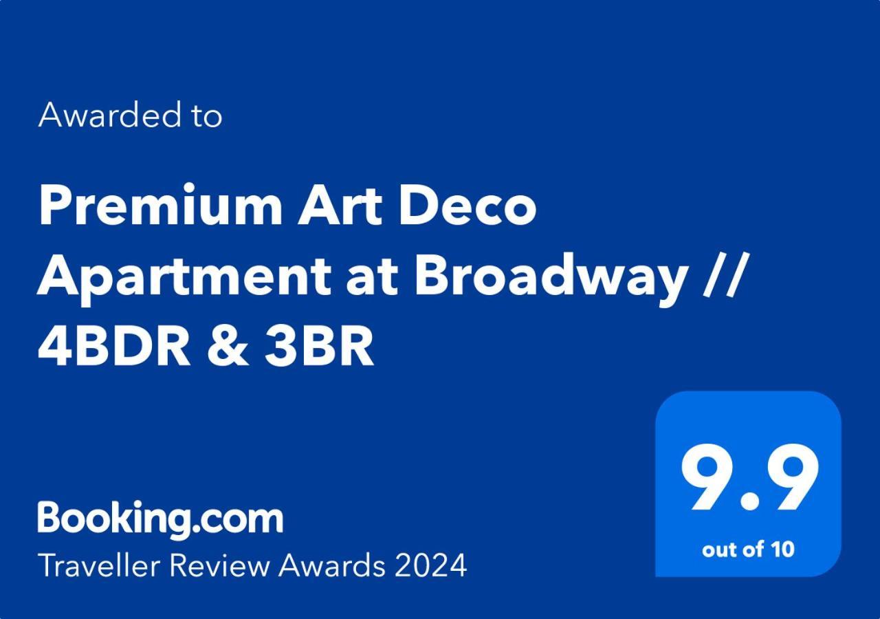 Premium Art Deco Apartment At Broadway // 4Bdr & 3Br Budapest Bagian luar foto